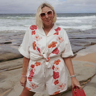 LANAI LINEN LOUNGE SHIRT