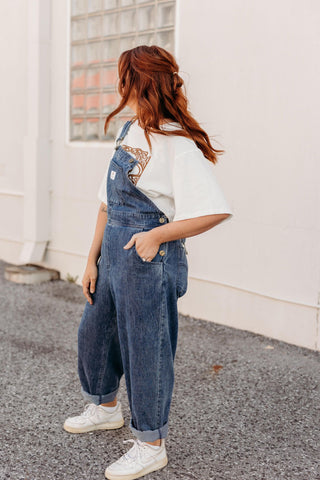 BLUE DENIM OVERALLS