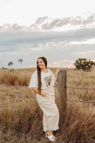 SPECKLE OAT OVERALLS