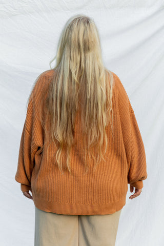 Rust Chunky Knit Jumper