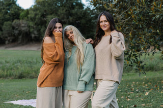 Sage Chunky Knit Jumper