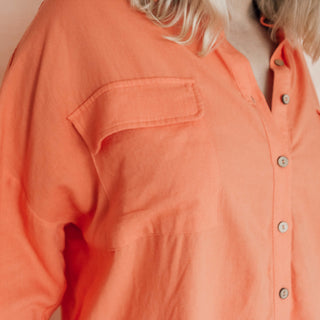 Tangerine Boyfriend Shirt