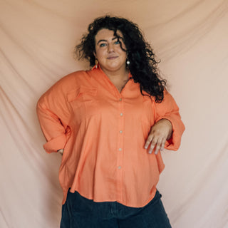 Tangerine Boyfriend Shirt
