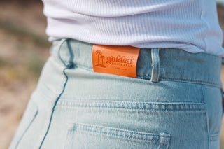 90's Denim Shorts - Stonewashed Blue
