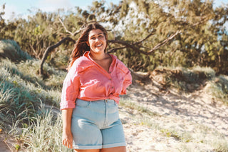 90's Denim Shorts - Stonewashed Blue