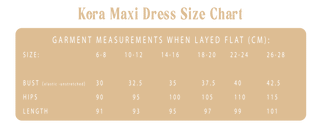 Kora Maxi Dress - Latte Gingham