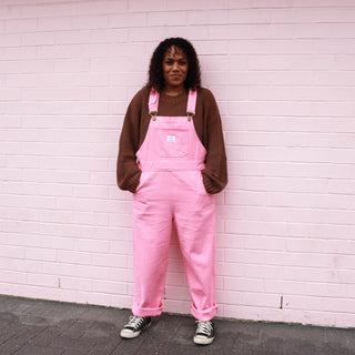 CANDY PINK OVERALLS