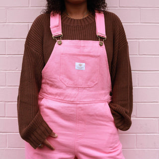 CANDY PINK OVERALLS