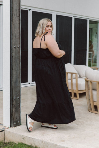 Kora Maxi Dress - Charcoal