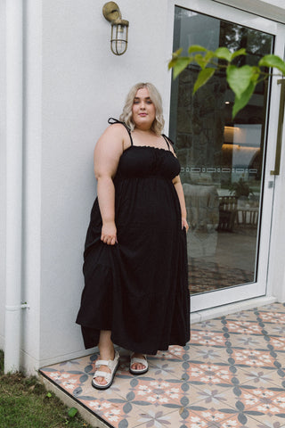 Kora Maxi Dress - Charcoal