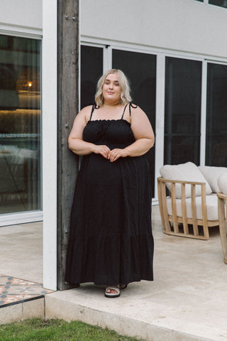 Kora Maxi Dress - Charcoal